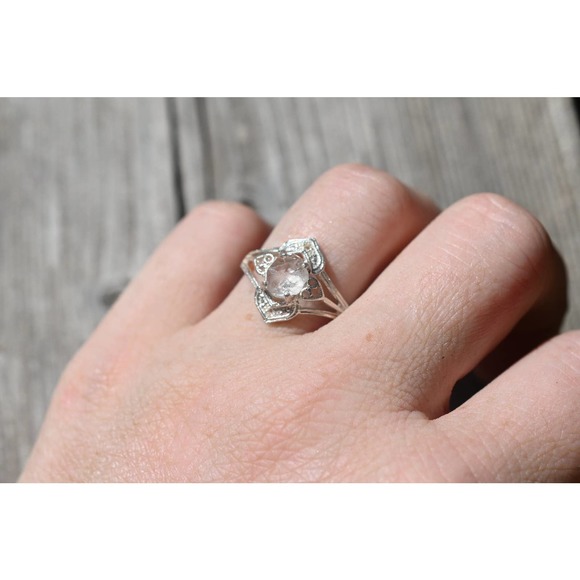 alternative raw diamond engagement ring raw crystal size 4 5 6 7 8 8 9 1… - Picture 4 of 6